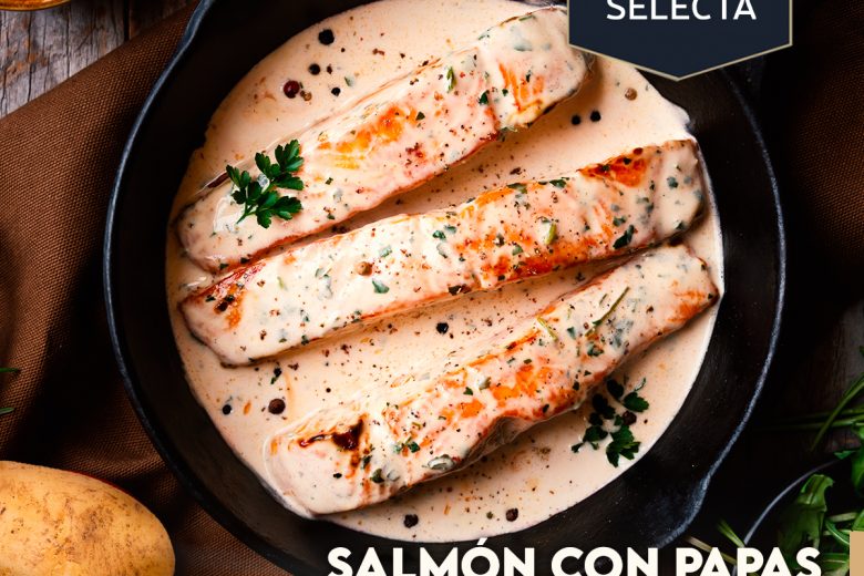 Receta para un delicioso salmón a la crema